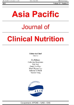 亚太临床营养杂志（英文）（Asia Pacific Journal of Clinical Nutrition）（国际刊号） 