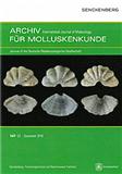 ARCHIV FUR MOLLUSKENKUNDE《软体动物档案》