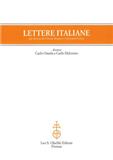 LETTERE ITALIANE《意大利文学》