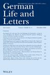 German Life and Letters《德国生活与文学》