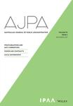 Australian Journal of Public Administration《澳大利亚公共行政杂志》