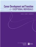 Career Development and Transition for Exceptional Individuals《特殊个人职业发展与转型》