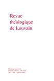 REVUE THEOLOGIQUE DE LOUVAIN《鲁汶神学杂志》