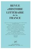 Revue d&#39;Histoire littéraire de la France（或：REVUE D HISTOIRE LITTERAIRE DE LA FRANCE）《法国文学史杂志》