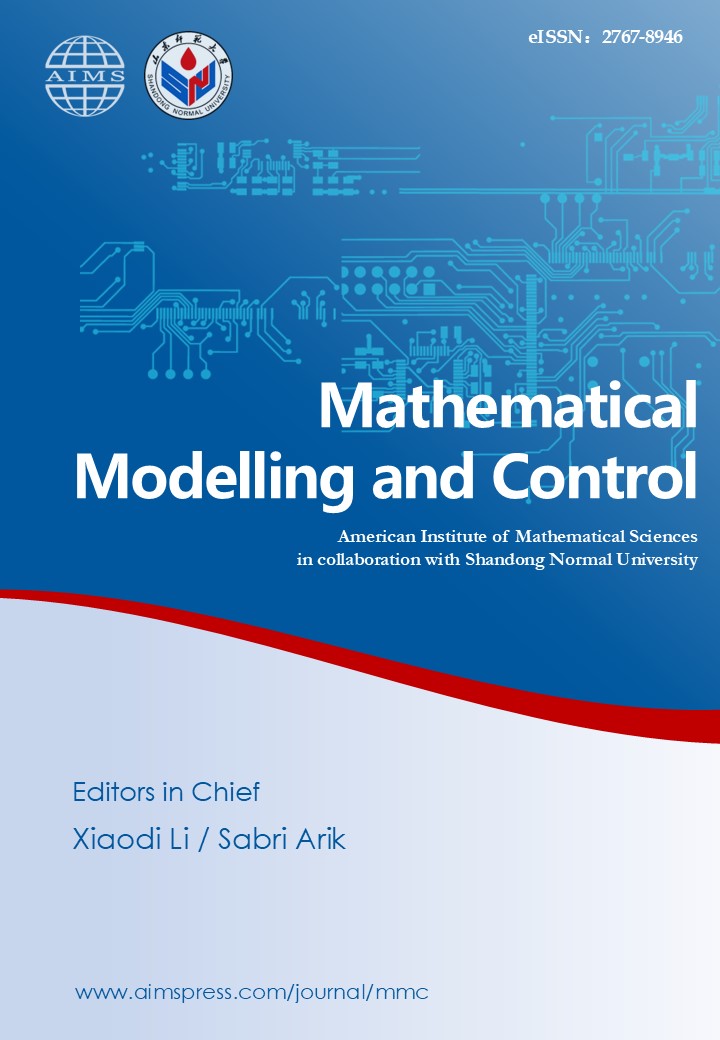 数学建模与控制（英文）（Mathematical Modelling and Control）（国际刊号）（不收版面费审稿费）