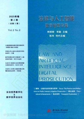 法律与人工智能(中英文)(集刊)